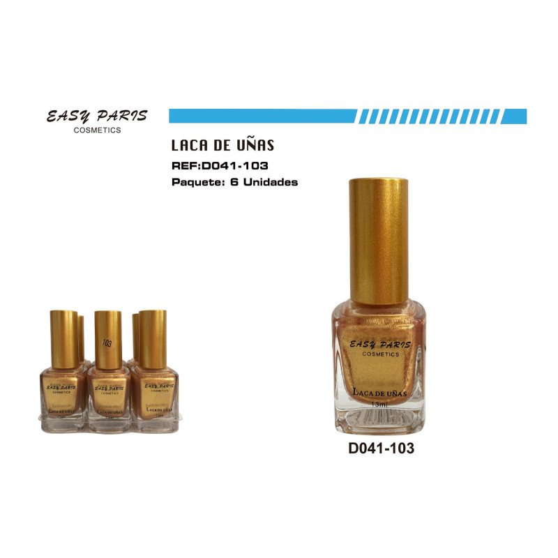 LACA DE UÑAS GOLD EASY PARIS 144/U
