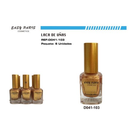 LACA DE UÑAS GOLD EASY PARIS 144/U