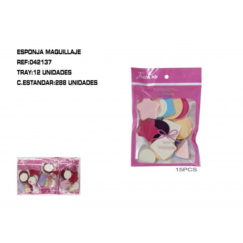 JGO.15 ESPONJAS MAQUILLAR 12/U 288/C
