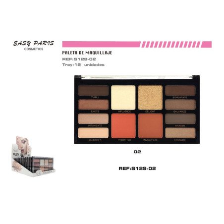 KIT MAQ.SOMBRA+COLORETE+ILUMINADOR+COMPAC 12/U 144/C