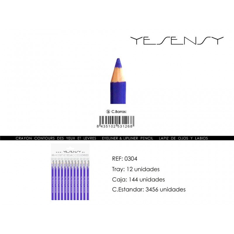LAPIZ DE OJOS 12/U PURPLE