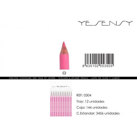 LAPIZ DE OJOS 12/U pink