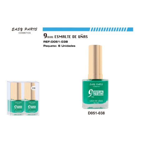 LACA DE UÑAS 9 DIAS 6/U 144/U