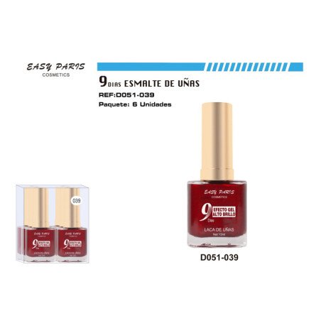 LACA DE UÑAS 9 DIAS 6/U 144/U