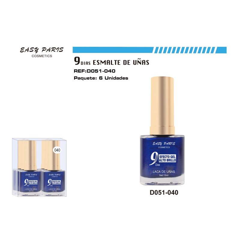 LACA DE UÑAS 9 DIAS 6/U 144/U