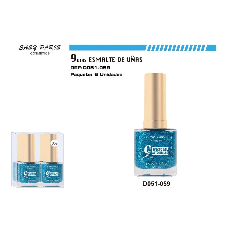 LACA DE UÑAS 9 DIAS 6/U 144/U