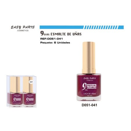 LACA DE UÑAS 9 DIAS 6/U 144/U