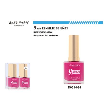 LACA DE UÑAS 9 DIAS 6/U 144/U