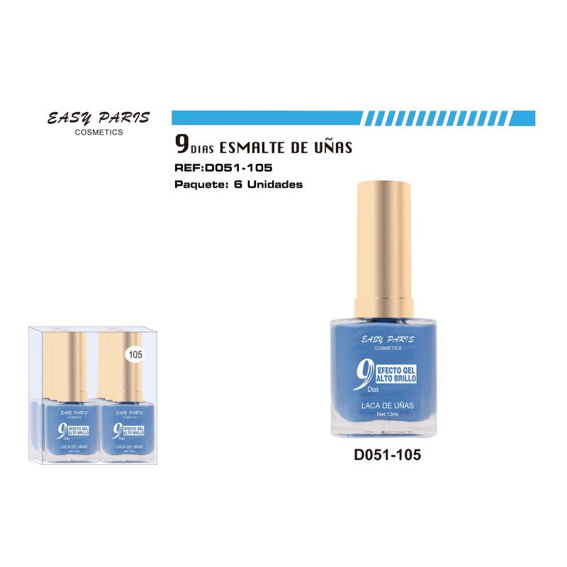 LACA DE UÑAS 9 DIAS 6/U 144/U