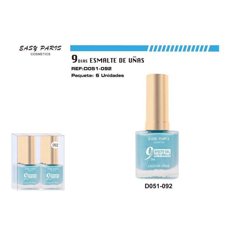 LACA DE UÑAS 9 DIAS 6/U 144/U