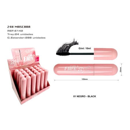 MASCARA DE PESTAÑAS 24H CURL & FLEX 288/U