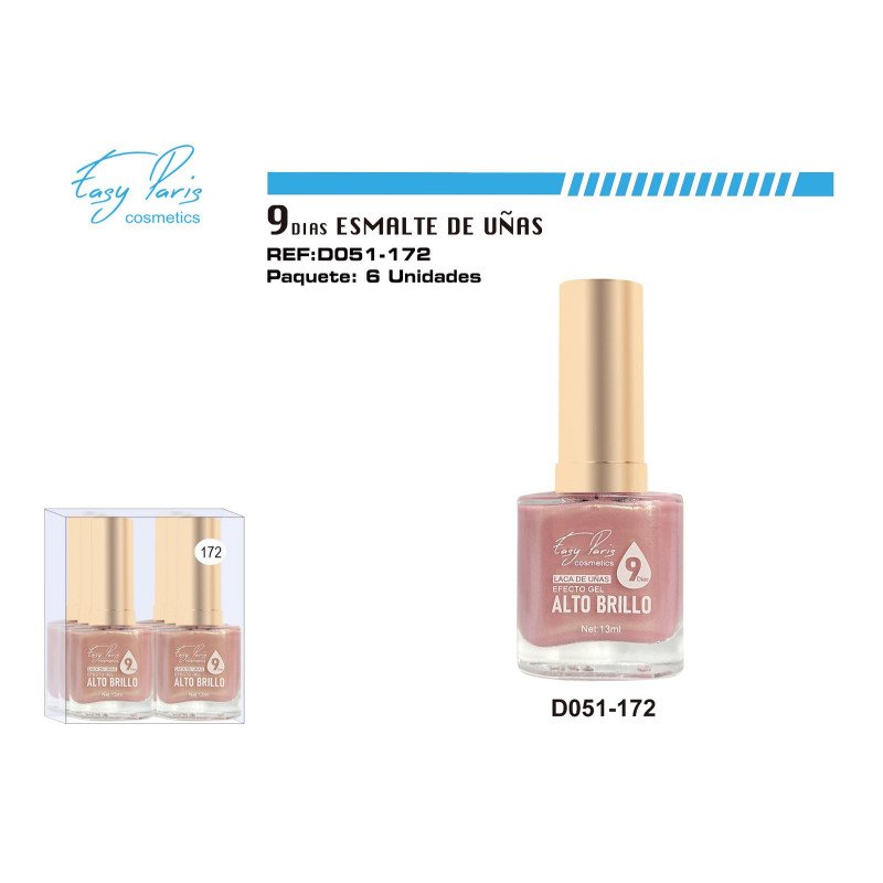 LACA DE UÑAS 9 DIAS 6/U 144/U