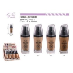 MAQUILLAJE FLUIDO 16H +VIT...