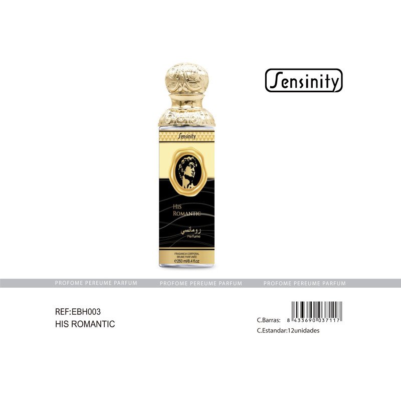 HIS ROMANTIC BRUME HOMME 250ML