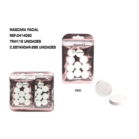 10U MASCARA FACIAL DESECHABLE 288/C