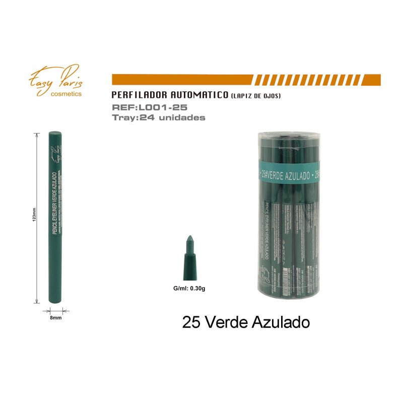 PERFILADOR DE OJOS AUT. VERDE METALIZADO 288/U