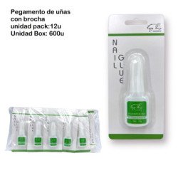 PEGAMENTO DE UÑAS 10G 12/U...