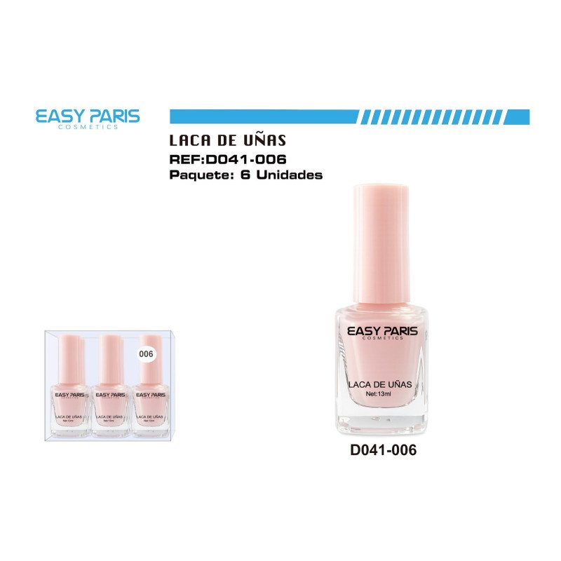 LACA DE UÑAS ROSA CLARO 144/U