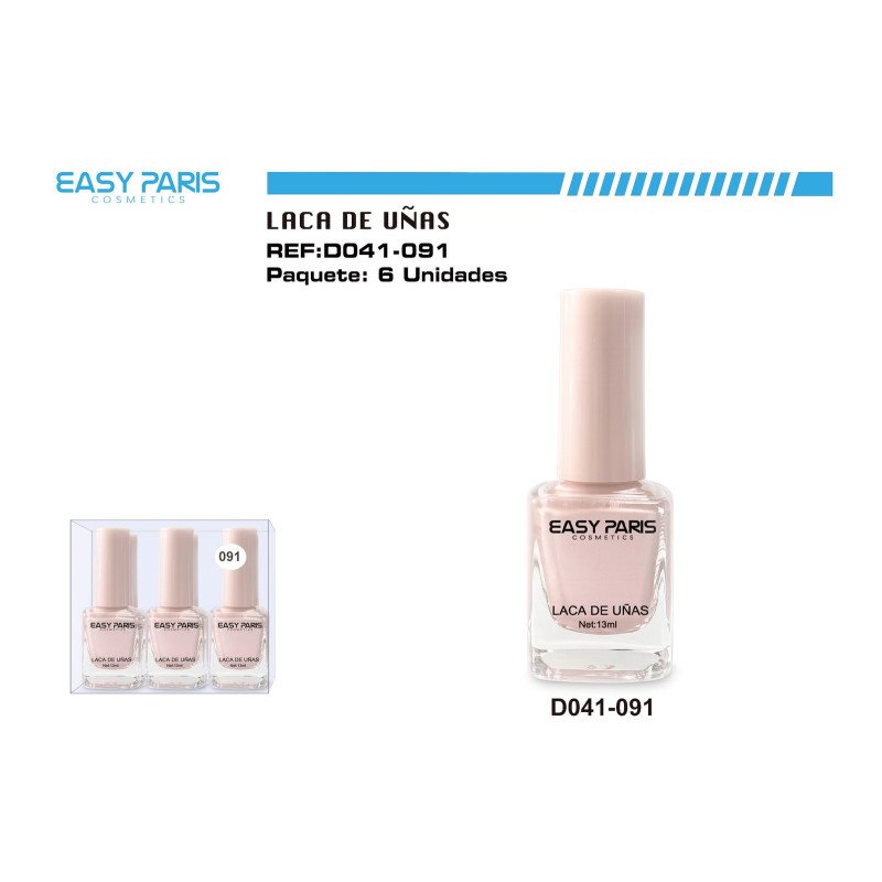 LACA DE UÑAS ROSA CLARA PERLA 144/U