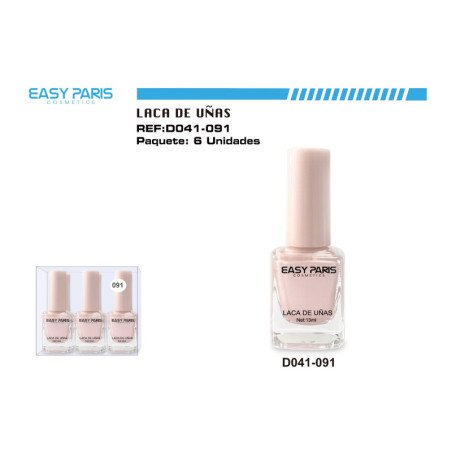 LACA DE UÑAS ROSA CLARA PERLA 144/U