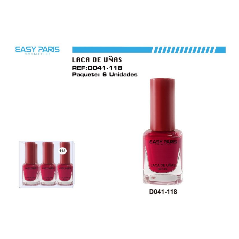 LACA DE UÑAS ROJO 144/C