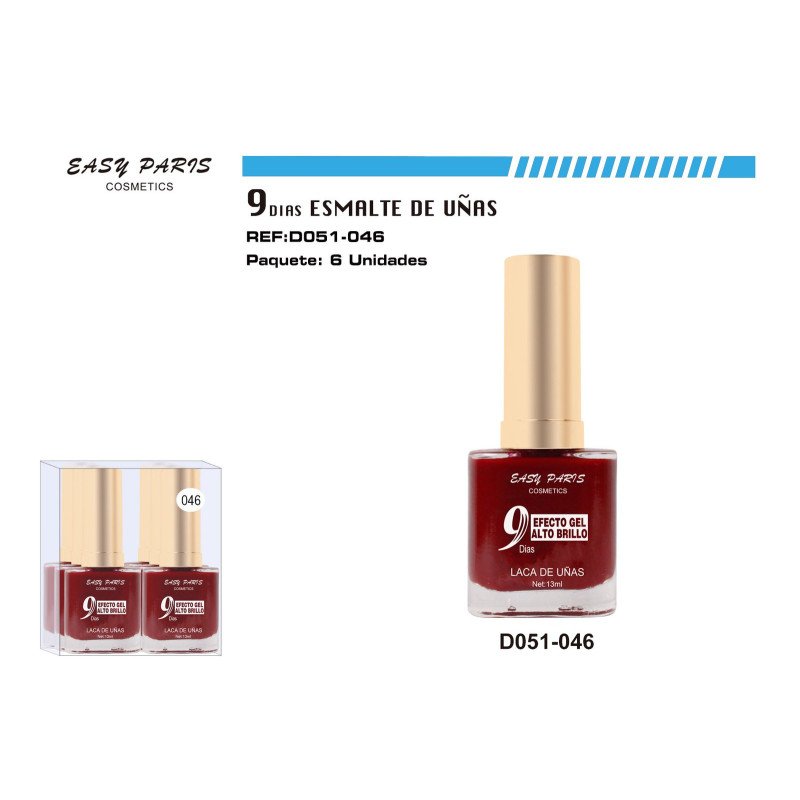 LACA DE UÑAS 9 DIAS 6/U 144/U