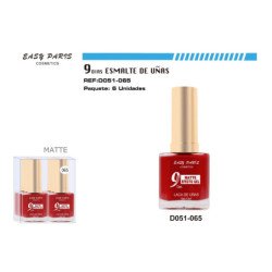 LACA DE UÑAS 9 DIAS ROJO...