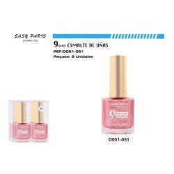 LACA DE UÑAS 9 DIAS ROSA...