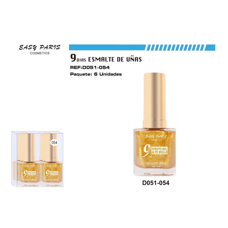 LACA DE UÑAS 9 DIAS GOLD 144/U