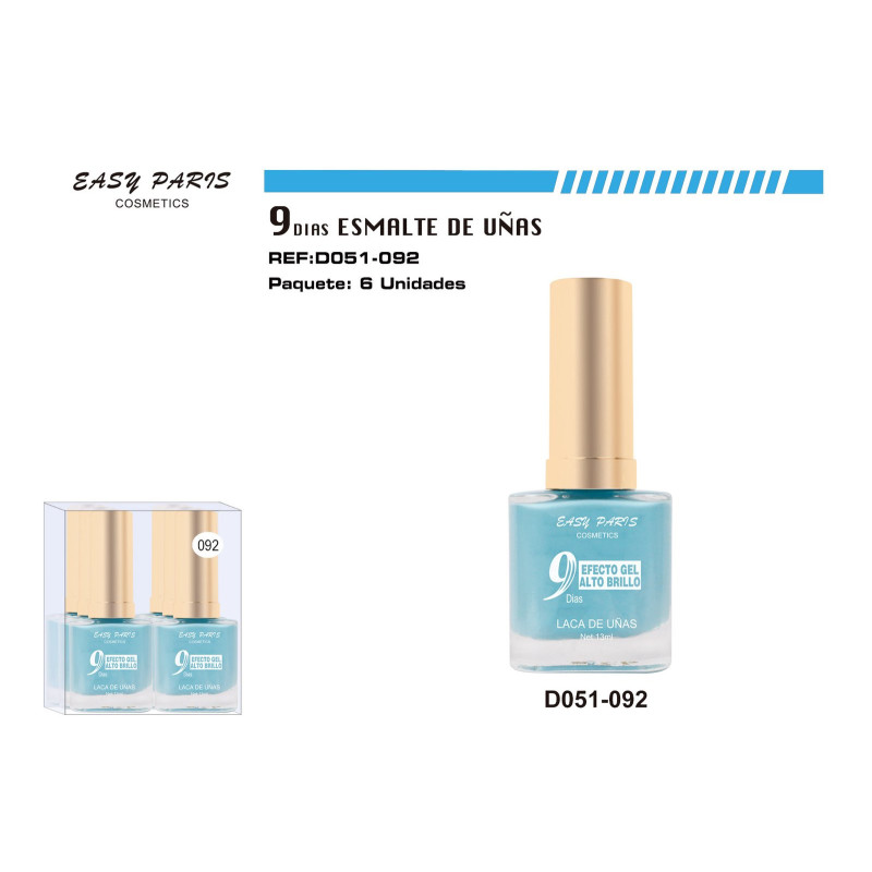 LACA DE UÑAS 9 DIAS 6/U 144/U