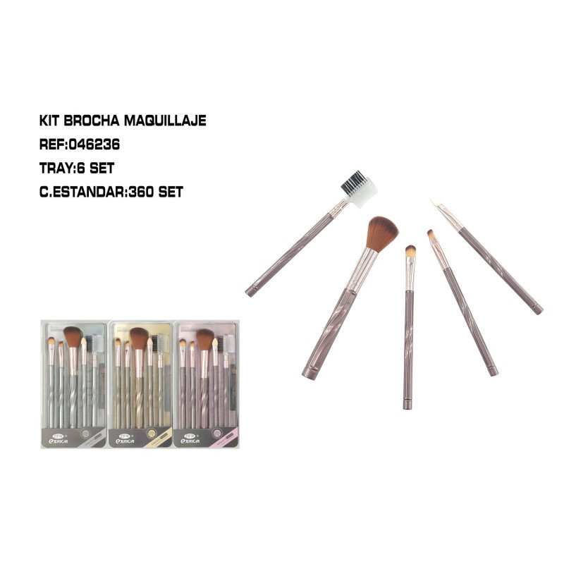 SET 5 PINCEL MAQ.6/U 360/C