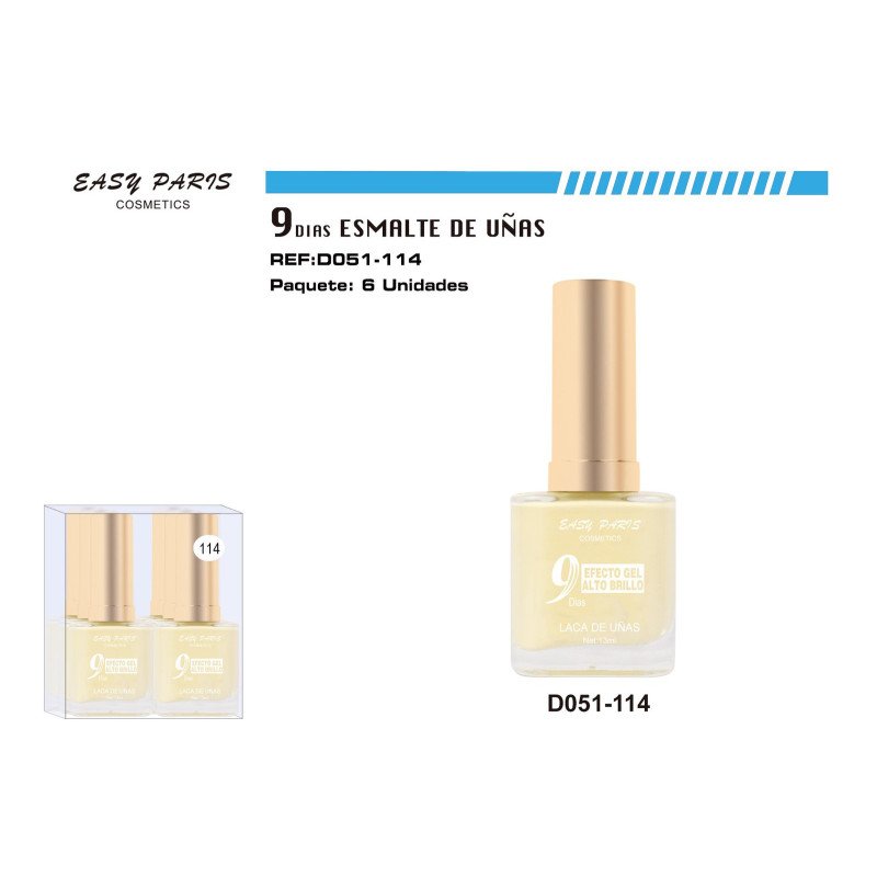 LACA DE UÑAS 9 DIAS 6/U 144/U