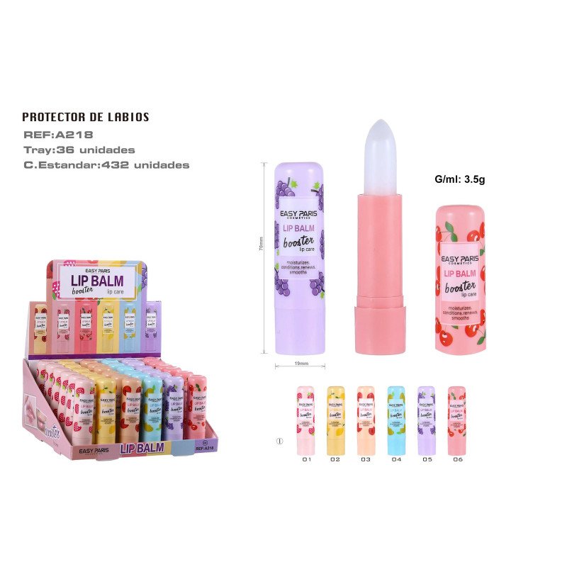 PROTECTOR LABIAL AROMA FRUTAS 36/B 432/C