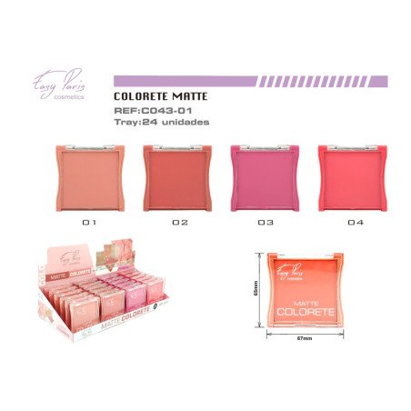 COLORETE MATTE 24/U 288/U