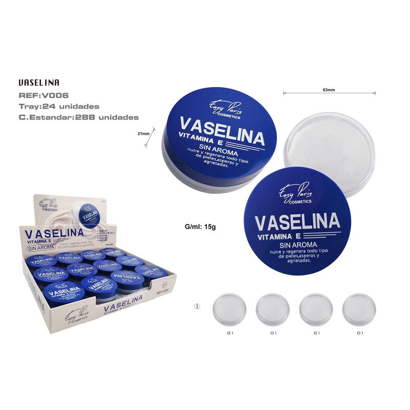 VASELINA+VIT E SIN AROMA 288/U