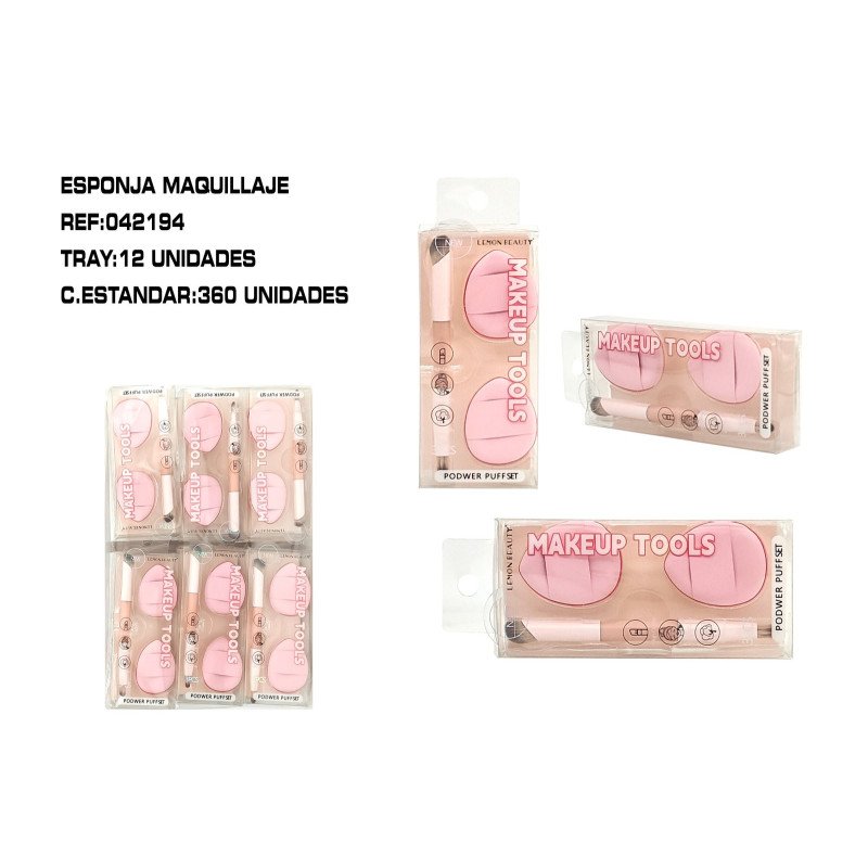 SET BROCHA DE MAQ.C/2 MINI BORLAS 12/U