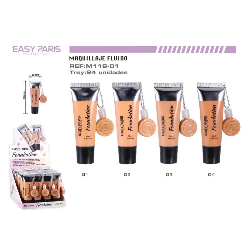 MAQUILLAJE FLUIDO+MINI LLAVERO 288/U
