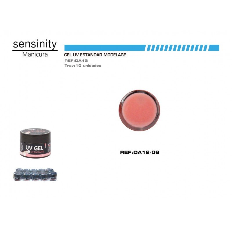 SENSINITY GEL UV COLOR ROSA MODELAGE STANDAR 15ML