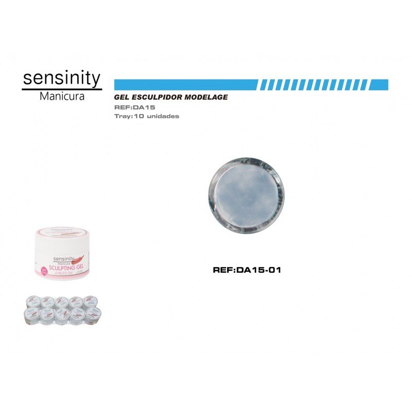 SENSINITY GEL SCULPTING  COLOR CLEAR UV/LED  15ML