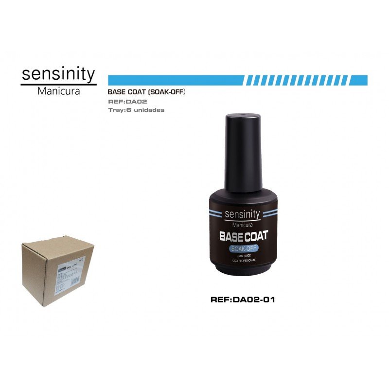 MANICURA BASE COAT GEL UV/LED SOAK OFF 15ML
