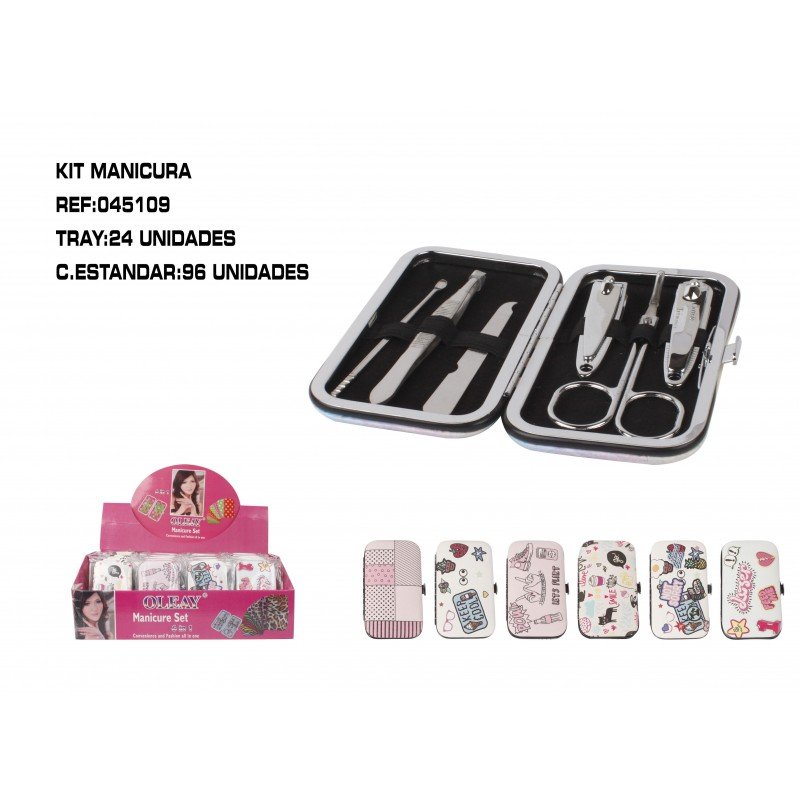 JUEGO DE MANICURAS 4 MODELOS 24/U 96/C