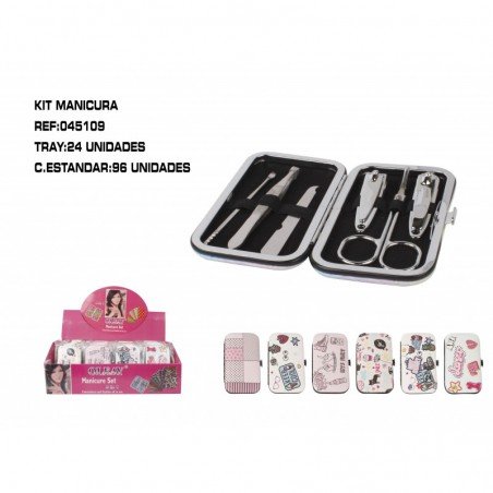 JUEGO DE MANICURAS 4 MODELOS 24/U 96/C