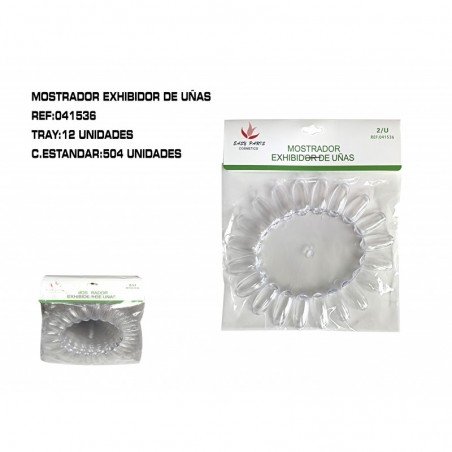 PACK 2/U MUESTRAS DE UÑA INCOLOR 12/U 504/C