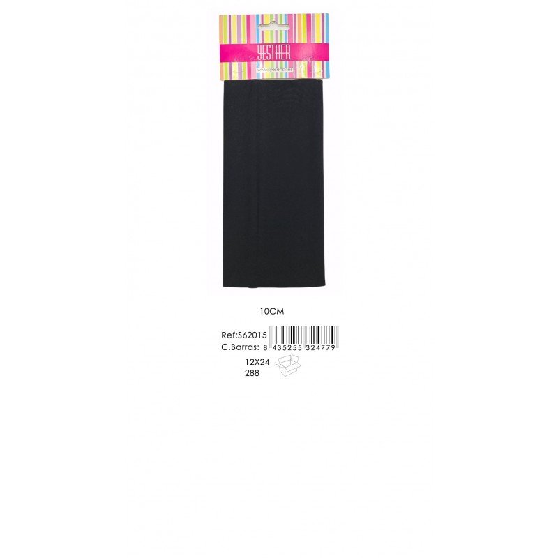BANDAS 10CM. NEGRO