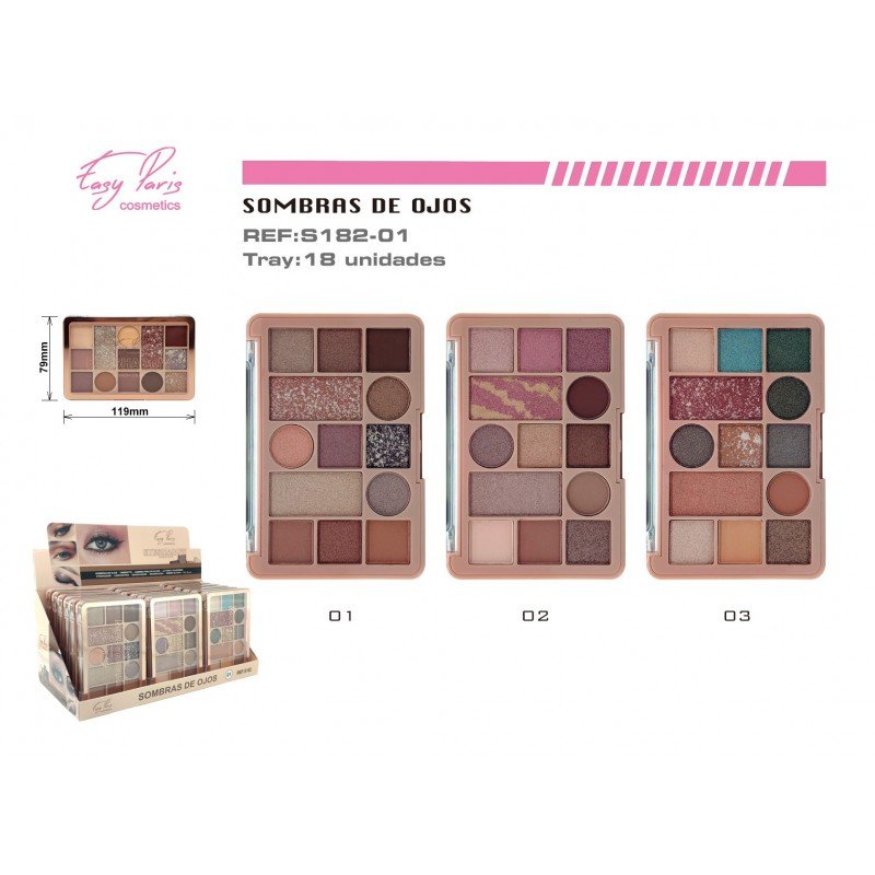 PALETA S. DE OJOS 13 COLORS 18/U 216/C