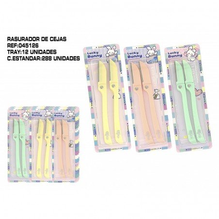 PACK 2 RASULADOR DE CEJAS 12/U 288/U