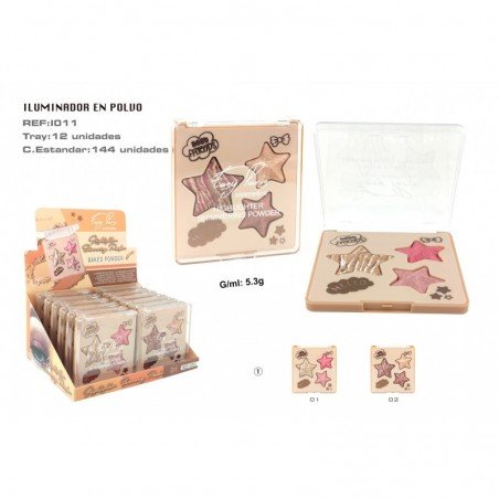 ILUMINADOR STAR BAKED POWER 12/U 144/U