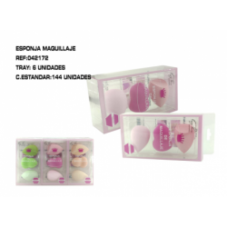 ESPONJA DE MAQUILLAJE 6/U...