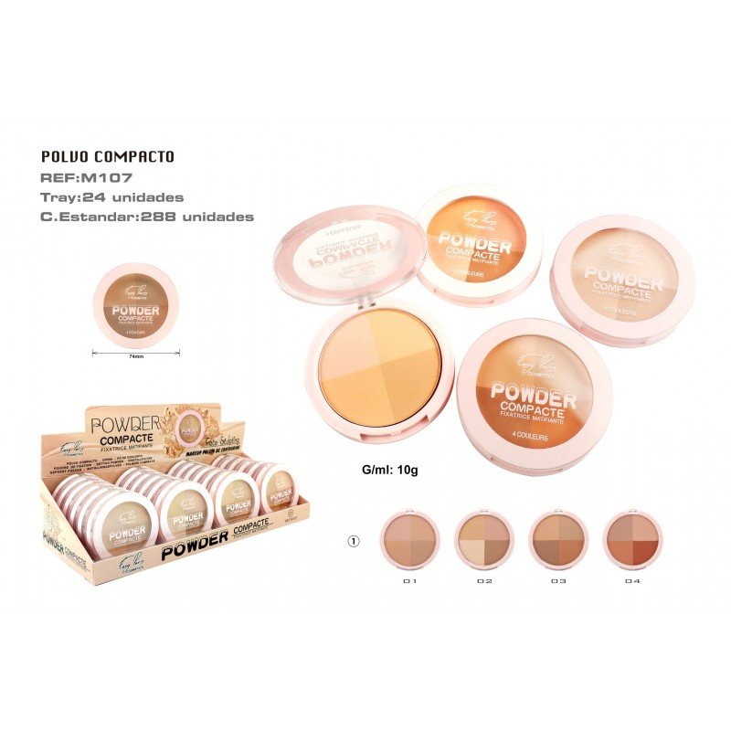 MAQ.COMPACTO CONTORNOS 4 COLORS  288/U